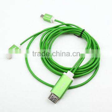 metal material mhl adapter esata to cable with charger cable