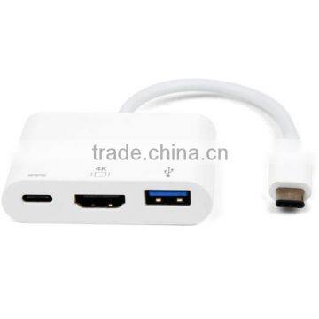 USB3.1 Type c to HDMI/USB3.0/Type c HUB