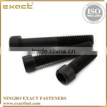 good quality manufacturer carbon steel DIN912 grade 4.8/8.8/10.9 zinc/black/plain hex socket head cap screw