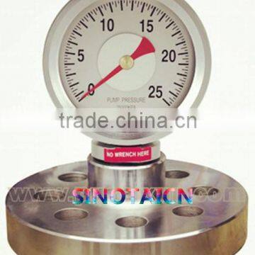 Hot selling!! oil well drilling mud pump Flanged Pressure Gauge