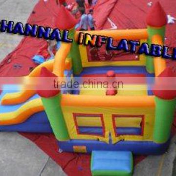 Kids air bouncer inflatable jumping trampoline