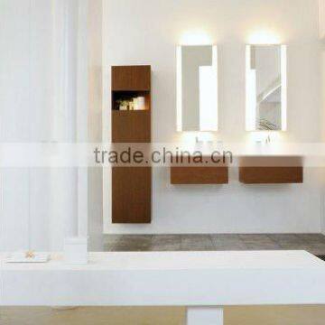 Double sink european market melamine bathroom furniture