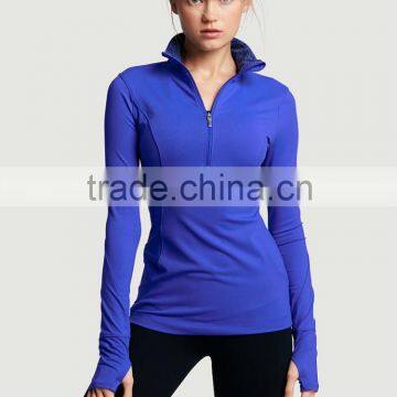 High quality active fitness wear custom fashion Candy colors women sports jacket