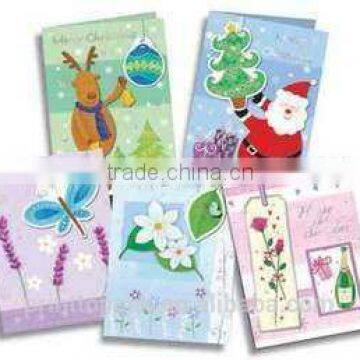 2016 new High quality Handmade Greeting Card With Envelopes/ christmas card