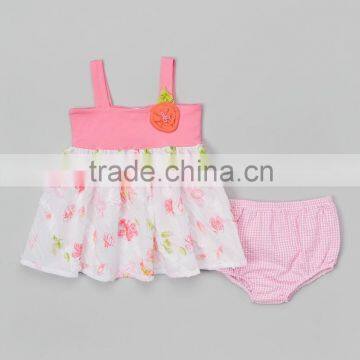 new fashion Strawberry boutique baby clothing new born garments for baby girls kids