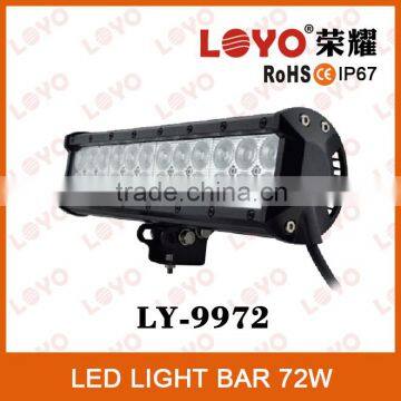 Waterproof 12v LED bar light, manfacture led light bar,72w LED light bar truck light