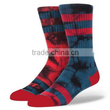Design Own Socks and Custom Logo Comfortable Cotton Blend Ribbed Boot Men Custom Sublimated Socks