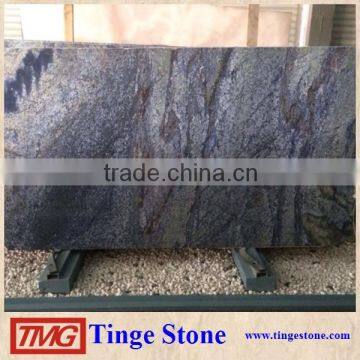 Large Quantity Azul bahia granite slab for Sale