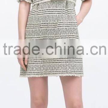 2015 Summer Jacquard Round Neck With Back Opening Fashion and Casual Dresses - SYK15019 photo-2