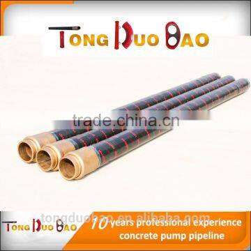 DN125mm 5inch steel wire reinforced concrete pump rubber hose