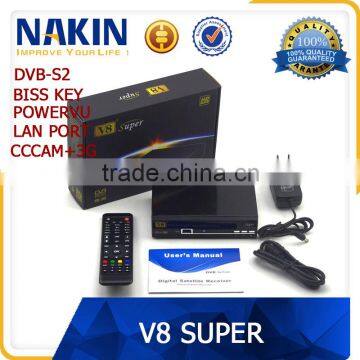V8 Super DVB-S2 digital Satellite receiver                        
                                                Quality Choice