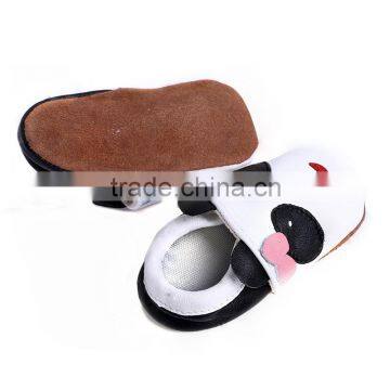 2016 New Fashion Leather Baby Girl Panda Shoes Cheap Cute Baby Crib Shoes Quality Choice photo-3