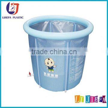 Inflatable Foot Bath, Transparent Pvc Inflatable Baby Bath Basin With Backrest photo-6