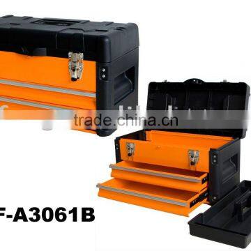 Iron tool box with drawer