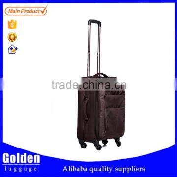 3 piece luggage set soft nylon material luggage bag China good quality supplier