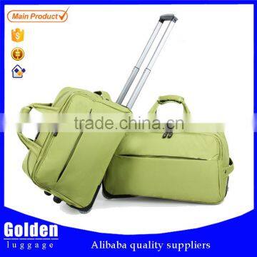 fresh green color travel bag 2016 travel unique duffle bag