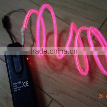 Super Pull"Polar Light 3"5.0mm el Wire +Steel Wire 0.55mmX2PCS +Nylon Weaves the Network