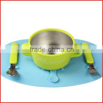 Anti-broken suction baby bowl for trainig