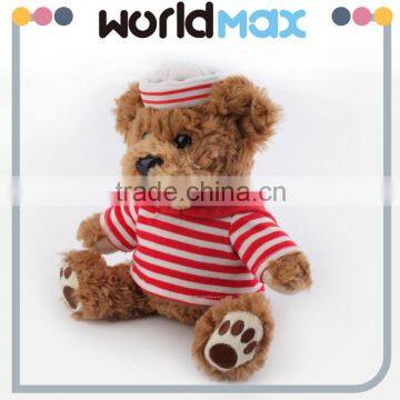 New Arrival Most Popular Red Sailor Teddy Beach Toys For Girls