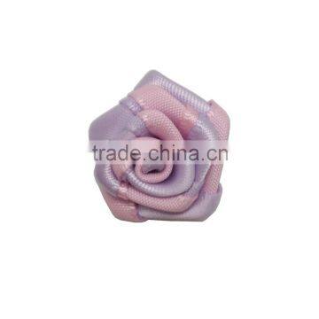 individual design two color pretty rose shape flower printed ribbon