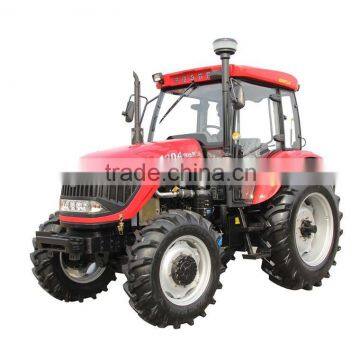 Hot selling DQ1204 120HP 4WD wheel type Agricultural Tractor with Cabin