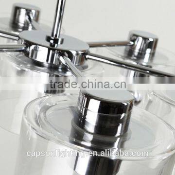Modern Desingn Glass Shade Indoor Ceiling Lamp With Chandelier photo-4