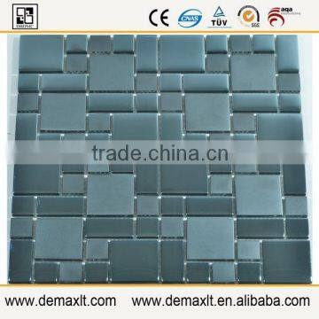 Long brushed peel and stick metal mosaic for backsplash                        
                                                Quality Choice