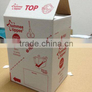 Strong!custom white cardboard box/high quality and cheap price corrugated box