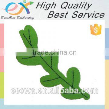 Trade Assurance sew-on embroidery applique leaf