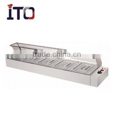 CH-24 Commercial Electric Bain Marie with Glass Cover