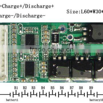 pcb/pcm/bms for 37V 10S Li-ion battery pack unicycle bms