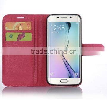 Wholesale Folio Stand Case for Samsung GALAXY S7 Edge PU Leather Flip Cover With Wallet photo-6