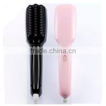 2016 Popular anion hair straightener comb brush factory direct sale