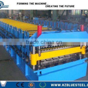 Galvanized Metal Roof Sheet Double Layer Roll Forming Machine / Double Layer Roof Tile Making Machinery