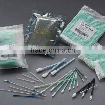 Disposable cleanroom sterile cotton swabs