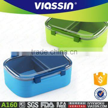 A160 viassin hot selling plastic lunch box spoon for food