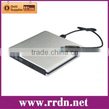 USB3.0 Aluminum External Optical DriveEnclosure, colour: Silver