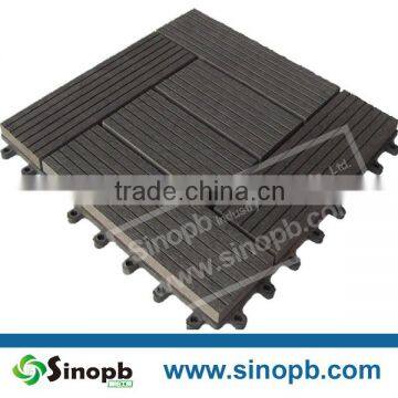 2016 hot sale outdoor patio decking tile WPC wood like floor