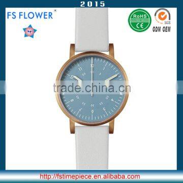 FS FLOWER - Casual Young Fashion Leather Strap Quartz Wrist Watch Movement