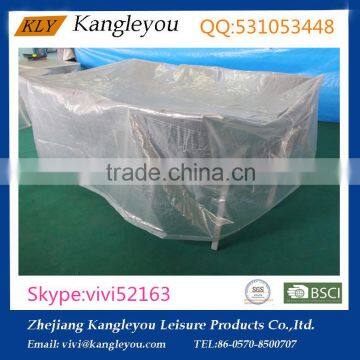 2015 hot sell waterproof and dustproof oval table set cover