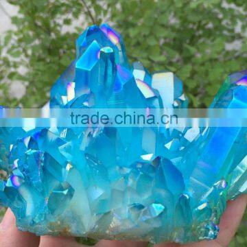 Wholesale High Quality Blue Crystal Cluster as Home or Office Decoration photo-3