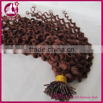 Wholesale factory price i tip hair extension