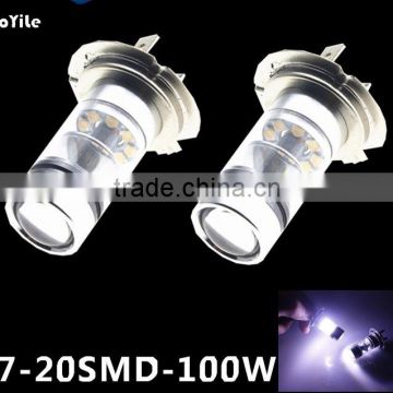 High lumen led Sharp chip crees bulb H7 Led 100W daytime running light