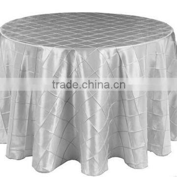 Round Taffeta Tablecloth,Pintuck Tablecloth,Tablecloth Overlay