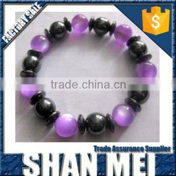 handmade unisex bracelet big beads magnetic bracelet jewelry