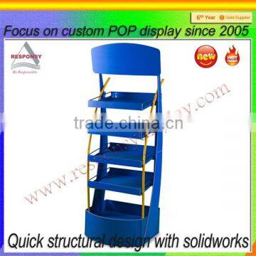 flooring market shelves display equipment, metal coat stand