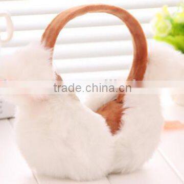 Good price colourful noise cancelling headset headphones Wool cloth with soft nap warm ear muff headphone