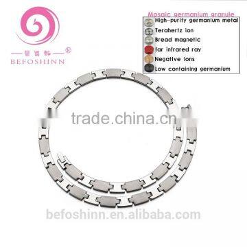 Germanium fashion Style Durable titanium steel chain necklaces