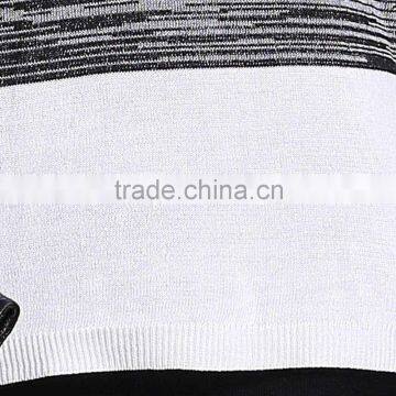 Woman Spring Autumn Sweater 2016 Female Knitting Thin Striped Pullover Three-Quarters Sleeve photo-6