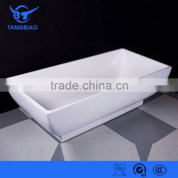 TB-B804 pure white appearance acrylic seamless bathtub